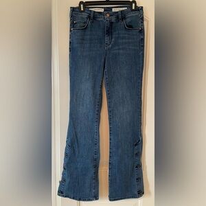 PILCRO Anthropology Women's High Rise Bootcut Jeans Size 28
